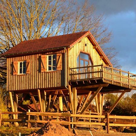 Les Cabanes Des Fontaines Saint-Sernin-du-Bois Eksteriør billede